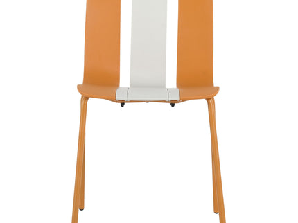 Modern Striped Blocking Single Chairs, Waterproof And Fade Resistant (Set of 4)