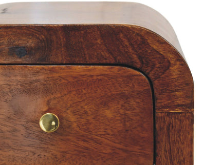 Mini Darcy - Nightstand With Curved Edges