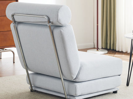 Foldable Single Chair Sofa Bed With Pillow, Easy To Store, Breathable And Wearable