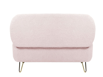 Storage Ottoman Bench For End Of Bed Legs, Modern Camel Faux Fur Entryway Bench Upholstered Padded With Storage For Living Room Bedroom