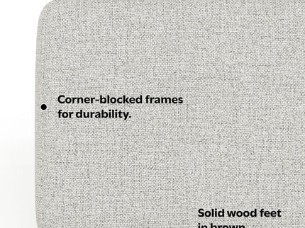 Jasmine - Left Arm Sofa Module - Gray