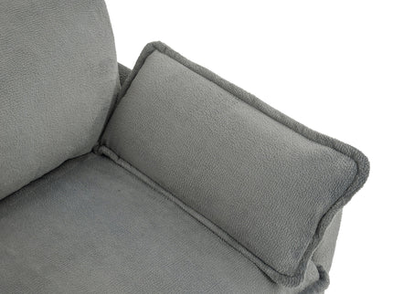 Modern Single Seat Accent Chair With Side Storage Pockets
