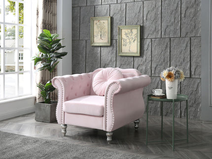 Chic Transitional Flared Arm Chair