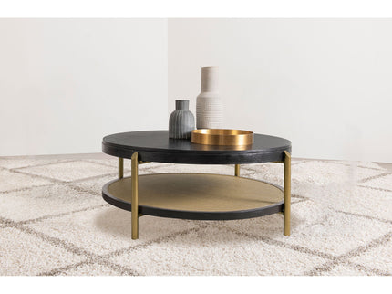Benson - Round Table With Storage Shelf