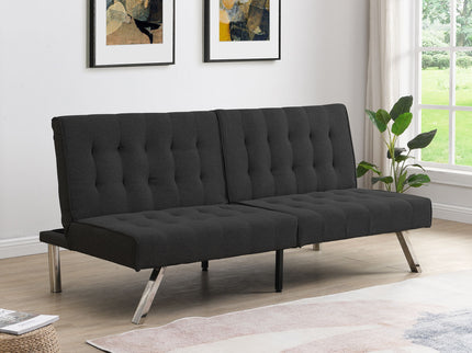 Modern Sofa Bed With Wood Frame And Stainless Legs