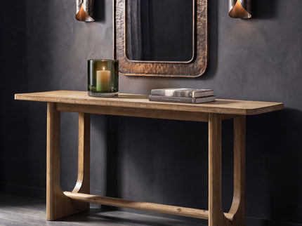 Turnkey - Trestle Console Table - Antique Brown