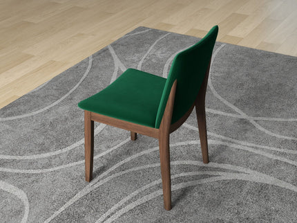 Laura - Mid-Century Modern Solid Wood Dining Chair (Set of 2)