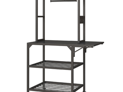 Heavy Duty 3D Printer Stand With Filament Storage Rack - Black