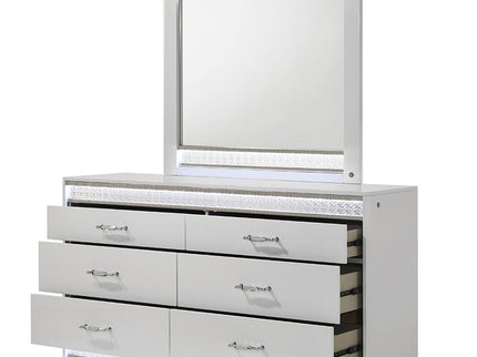 Glam - Bedroom Set With LED Headboard