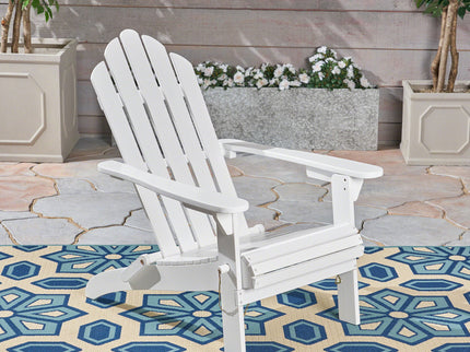 Aurascape - Outdoor Acacia Wood Foldable Adirondack Chair