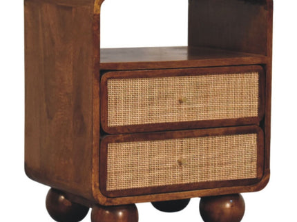 Larissa - 2 Drawer Nightstand - Brown