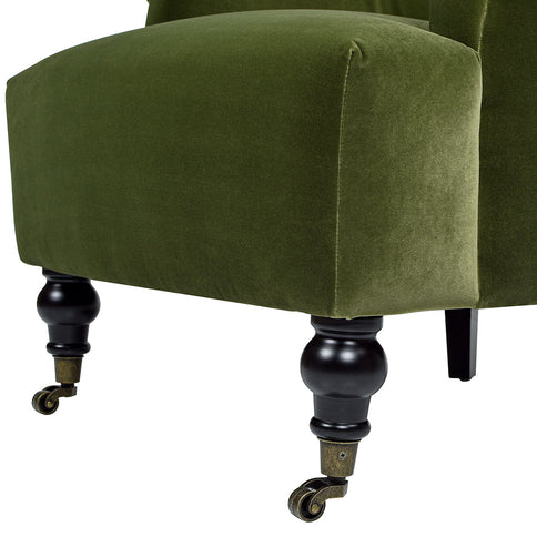 Eloise - Design Pleated Sock Arm Accent Armchair