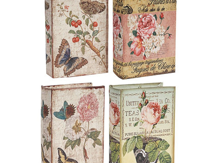 Book Boxes (Set of 4) - Multi
