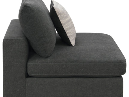 Duncan- Armless Chair With Removable Cushions
