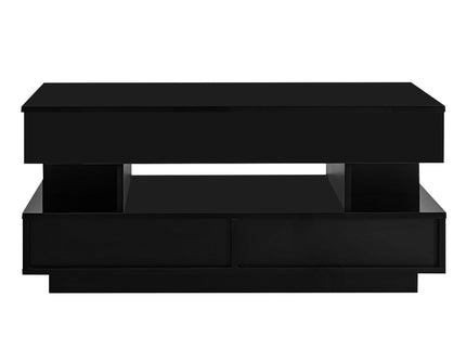 Multi Functional Lift Top Coffee Table With 2 Drawers