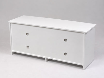 TV Stand For TVs Up To 50" With Open Shelves And Cable Management