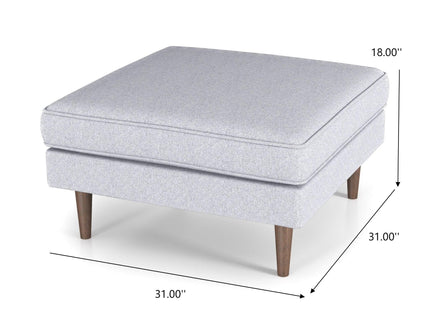 Amber - Square Upholstered Ottoman