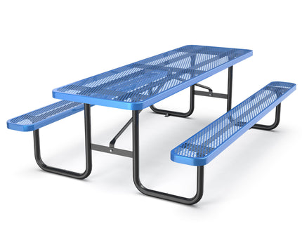 Metal Expanded Rectangular Picnic Table