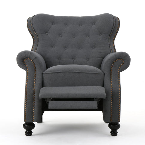 Modern Manual Push Back Recliner Chair