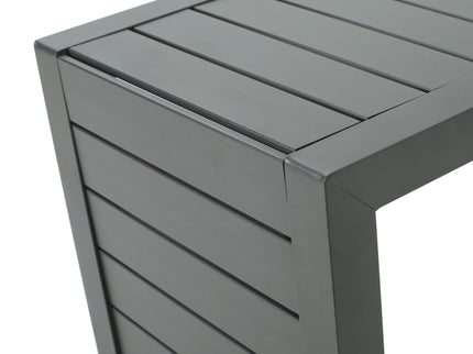 Aluminum Outdoor C - Shaped Side Table For Patio