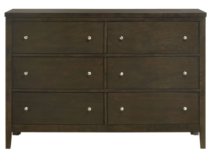 Clement - 6 Drawer Dresser Cabinet - Espresso