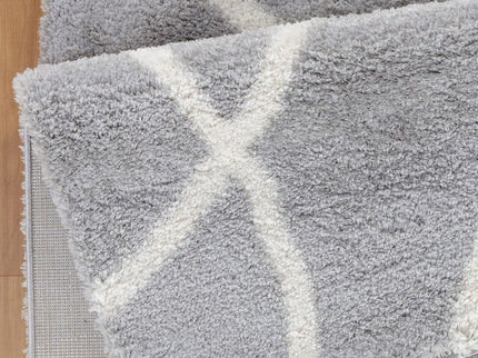 Loft Shag - 7'10" X 9'10" Shaggy Area Rug - Gray