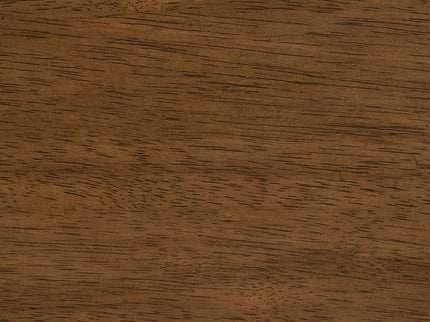 Flynn - Round Glass Top Dining Table - Brown