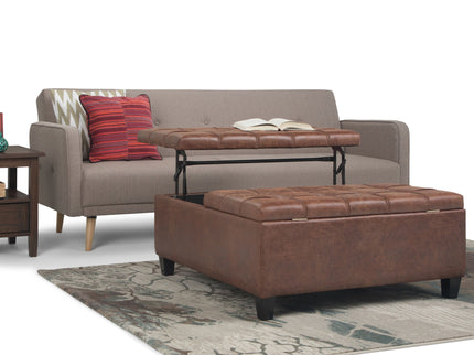 Harrison - Upholstered Coffee Table Storage Ottoman