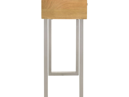 Harmony - 2 Drawer Table With Sled Base In Tones Accents - Natural