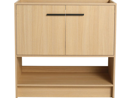 Modern Freestanding Bathroom Vanity With 2 Doors