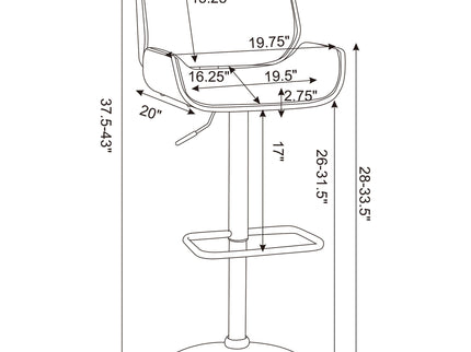 Adjustable Bar Stool