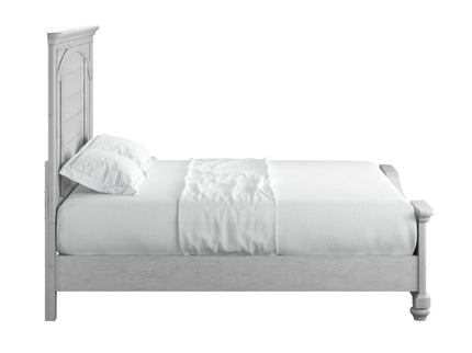 Queen Panel Bed - Gray - Wood
