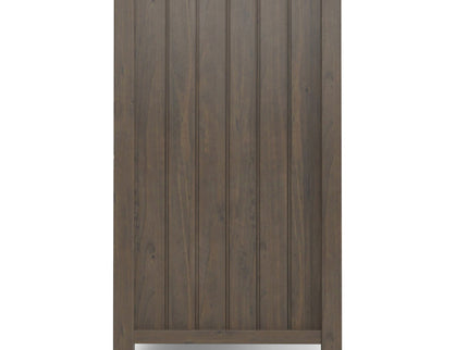 Lev - Wide Storage Cabinet - Smoky Brown