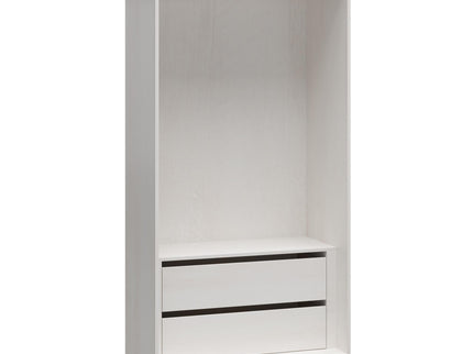 Suite Style Modular Extra Wide Wardrobe With Drawers - White