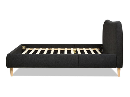 Roman - Curved Headboard Upholstered Platform Bed