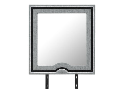Isaiah - Mirror With Upholstered Frame And LED Lighting