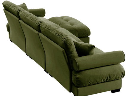 Super Comfort Oversized Modular Sectional Sofa With Movable Ottoman