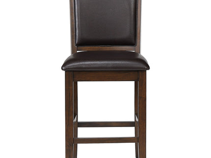 Ferrara - 5 Piece Counter Height Dining Set With Chairs - Walnut