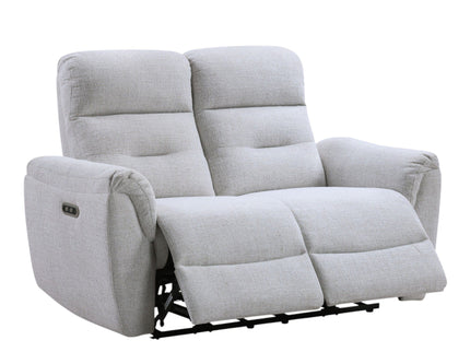 Eastre - Power Motion Loveseat With USB Port - Gray