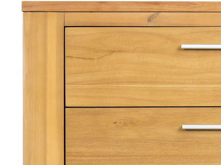 5 Drawer Dresser - Natural Wood / Brown