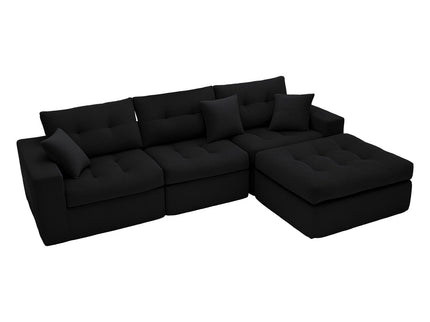 Corner Chaise L-Shaped Sectional Sofa Bed