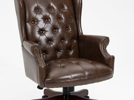 Executive Office Chair, High Back Reclining Comfortable Desk Chair With Smooth Glide Caster Wheels