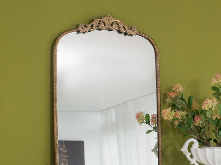 Arch Mirror, Baroque Inspired Wall Decor For Bathroom, Bedroom, Living Room