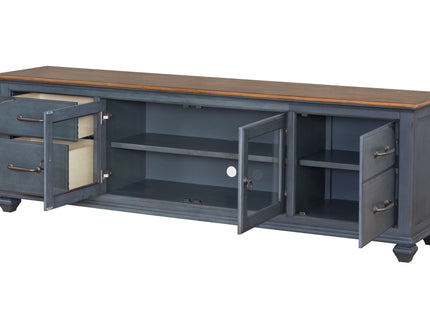 TV Stand For TVs Up To 90" - Blue