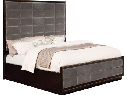 Drea - California King Panel Bed - Brown