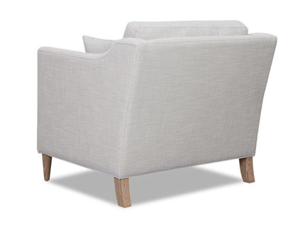 Chair With High Track Arms - Beige