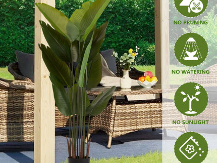 Artificial Plant For Indoor And Outdoor Decoration (Set of 2)
