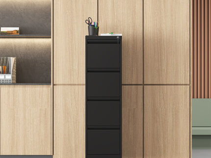 Drawer Metal Locking Vertical File Cabinet With Wheels Heavy Duty Lockable Storage