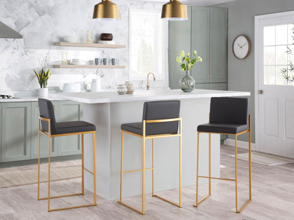 Fuji - Contemporary Design High Back Barstool