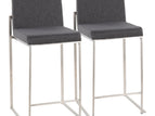 Dark Gray / Fabric / 2 Pieces